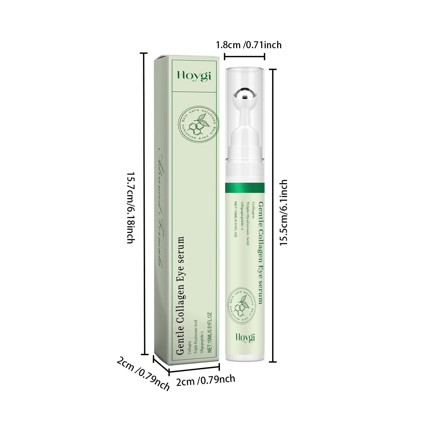 Collagen Eye Serum Cream anti Dark Circles Eye Bags Eyes Puffy Repair Brightening Tighten Lifting Moisturizing under Eye Roller